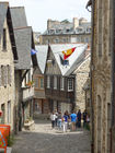 View down Rue du Jerzual