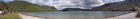 Panorama of Lake Tikitapu (Blue Lake) [to be edited]