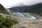 Fox Glacier in the rain